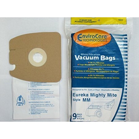 Envirocare Eureka Part#60295C - Style MM Vacuum Bag Replacement for Eureka Mighty Mite 3670 60295C